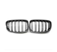 Front Grill Grille Calandre sport noire brillante pour BMW F20 F21 118i 120i 140i 2 Hatchback 2011-2014(Fibre de carbone)