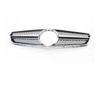Front Grille For Benz For W207 E 2009-2013 For E250 E300 E350 E500 E550 AMG Style Upper Bumper Hood Mesh Racing Grill Grille de Devant(Argent)
