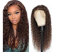 Front Human#1B Naturel Noir Droit 20,3 cm 100% Non Transformé Virgin Remy HD Transparent Frontal Naturel Cheveux pour Femme