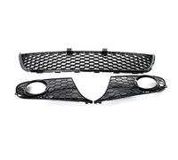 Front Kidney Grille Front Bumper Lower Center Grille Mesh Grill Fog Light Cover for VW for Golf for Mk6 2009-2013