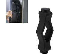 Front Loading Washing Machine Holder, Child Safety Front Opening Mouth-Shaped Washing Machine Holder Holder Powerful Magnet For Laundry Door Dryer Accessory (Black)