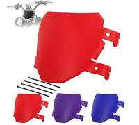 Front Number Plate Replacement for Ridstar Q20 Tutti Soleil 01 Surron Light Bee Talaria Sting MX3 MX4 MX5 73 X160 X260 Bumper Fender Guard for Electric Dirt Bike E Bike E-Moto E Scoote (Red)