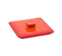 Front of the House DLI136ORC23 Foh Couvercle carré pour four à four, hauteur 0,75" 5" largeur, longueur 5", orange sang (lot de 12)