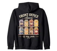 Front Office Chaos is My Jam School Secretary Administration Sweat à Capuche