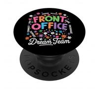 Front Office Squad Dream Team, Enseignants Amusants pour la rentrée Scolaire PopSockets PopGrip Adhésif