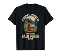 Front Porch Philosopher Back Porch Napper T-Shirt