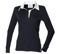 Front Row Chemise De Rugby À Manches Longues En Coton Pour Femmes