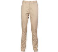Front Row Extensible Cotton Chiné Bleu Noir ou Beige Pantalon