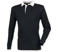 Front Row - Haut de rugby à manches longues - Homme (S) (Noir) - UTRW4169 Noir