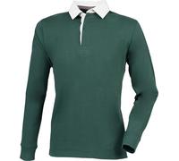 Front Row - Haut de rugby à manches longues - Homme (XL) (Vert bouteille) - UTRW4169 Vert Bouteille G