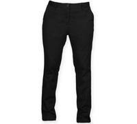 Front Row - Pantalon stretch style chino - Femme (2XL) (Noir) - UTRW4700 Noir, Noir G