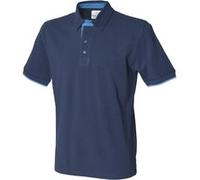 Front Row - Polo à manches courtes 100% coton - Homme (2XL) (Bleu marine/Marine) - UTRW486 Bleu Marine/Marine, Bleu marine/Marine G