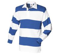 Front Row - Polo manches longues 100 % coton - Homme Large