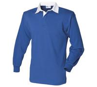 Front Row - Polo - Homme bleu Blu reale/Bianco Large