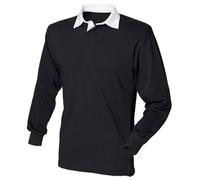 Front Row - Polo manches longues 100% coton - Homme