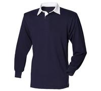 Front Row - Polo manches longues 100% coton - Homme