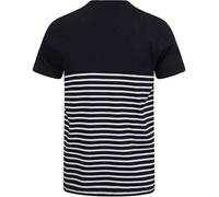 Front Row T-shirt unie Breton à rayures PC3515 (XL) (Bleu marine/Blanc)