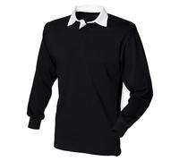 Front Row Uni FR100 Cotton Classique Polo Rugby Manches Longues Non Logo XS-5XL