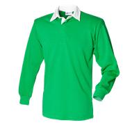 Front Row Uni FR100 Cotton Classique Polo Rugby Manches Longues Non Logo XS-5XL