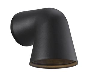 FRONT SINGLE applique murale Aluminium-Verre Noir GU10 - Nordlux 46801003