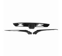 Front Upper Grille with Outer Grille Trim Adds Luxury and Sporty to Your Vehicle for 4 Door Sedan Tenth Generation 2018 to 2020 Glossy Abs Material