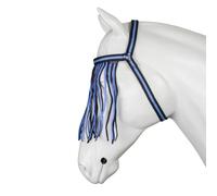 Frontal anti-mouche pour cheval HORKA Bleu Poney