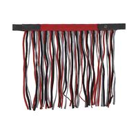 Frontal anti-mouche pour cheval QHP Rouge Cob