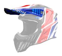 Frontal Casque AIROH Aviateur Ace 2 Proud Bleu Rouge