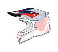 Airoh Strycker Skin Visor Bleu