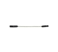 Frontal équitation pour cheval pur-sang Eric Thomas Pro Strass Noir 7 mm
