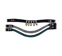 HKM Bandeau Hobby pour Cheval Bleu/argenté Taille Unique
