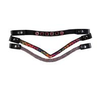 HKM Bandeau pour cheval Hobby Rose Taille unique