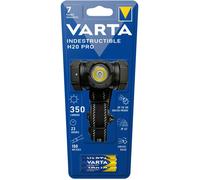 Frontale-VARTA-Indestructible H20 Pro-350lm-Garantie 7ans-Resistante au chocs (3m) à l'eau et la poussière-IP67-3 Piles AAA