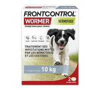 Frontcontrol Wormer Vermifuge chien 2 Comprimés