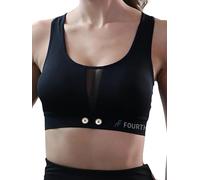 Frontier HRM Soutien-Gorge de Sport Compatible avec Frontier X2 Polar Garmin Tickr Wahoo Coospo- Moniteur de fréquence Cardiaque, Noir, D