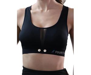 Frontier HRM Soutien-Gorge de Sport Compatible avec Frontier X2 Polar Garmin Tickr Wahoo Coospo- Moniteur de fréquence Cardiaque, Noir, D