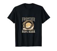 Frontier Rope Mark Western Cowboy Lasso Graphique Vintage T-Shirt