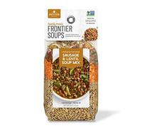 Frontier Soups Hearty Meals Indiana Harvest Sausage Lentil Soup Mix, 16 Ounce