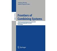 Frontiers Of Combining Systems