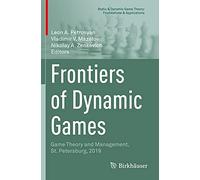 Frontiers Of Dynamic Games
