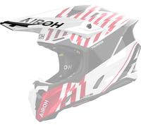 Frontino Casco Airoh Twist 3 Thunder Red White Casque avant Airoh Twist 3 Thunder Rouge Blanc