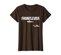FRONTLEVER - Skill - Callisthénie T-Shirt, Femme, Marron, XS
