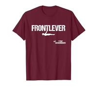 FRONTLEVER - Skill - Callisthénie T-Shirt, Homme, Marron, M