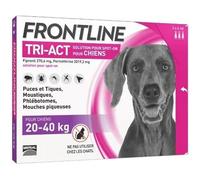 Frontline 3 Pipettes Tri-Act - Pour Chien De 20 A 40 Kg