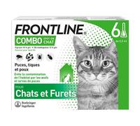 Frontline Combo Chats et Furets 6 pipettes