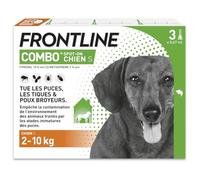Frontline Antiparasitaire pour chien Combo S x3