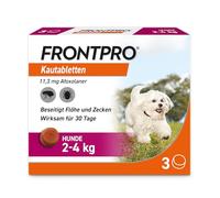 Frontline Frontpro Kauwtabletten-S 2-4 KG 3 TBL