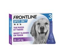 Frontline Spot-on Chien 20-40kg 3 pipettes