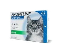 FRONTLINE® SPOT ON pour Chats - Protection Antiparasitaire - éliminant durablement puces, tiques et poux