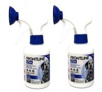 FRONTLINE Spray - Anti-puces anti-tiques - Chat et chien +5kg - 2x 250 ml
